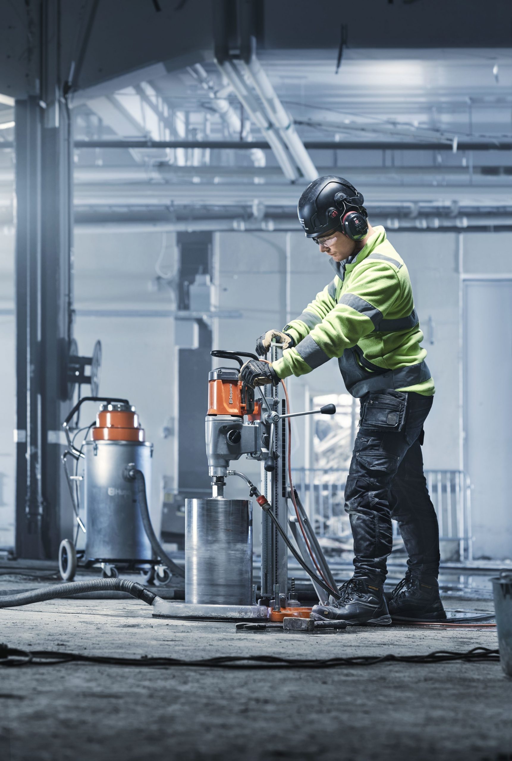 Karot Asfalt Delme İşlemi